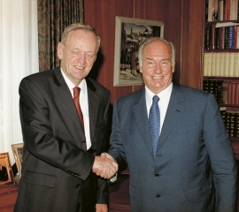 Hazar Imam with Canadian Prime Minister Jean Chretien