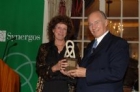  Aga Khan being awarded the David Rockefeller Bridging Leadership Award at a ceremony in London. 2012-10-22