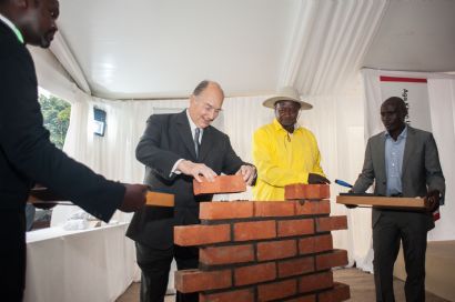His Highness the Aga Khan and His Excellency President Yoweri Museveni Photo: AKDN/Will Boase