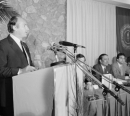 His Highness the Aga Khan speaking at the Kenyan Social Institutions lunch.  1982-10-06