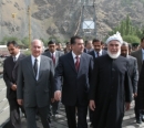 Hazar Imam with President Rakhmonov of Tajikistan