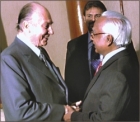 H.H. The Aga Khan meets with President Iajuddin Ahmed of Bangladesh   2008-05-18