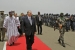 His Highness the Aga Khan, Prince Rahim, Prince Hussain and Princess Khaliya are received at Bamako airport by President of Mali