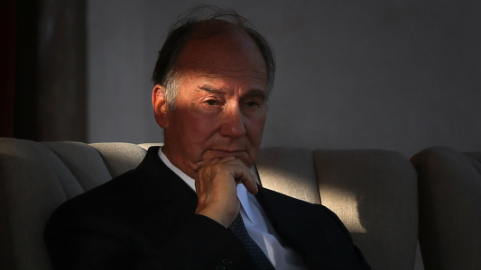 His Highness the Aga Khan IV. The media-shy spiritual leader, now in his 60th year as Aga Khan. 