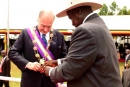 Hazar Imam was awarded Uganda's highest award - Pearl of Africa