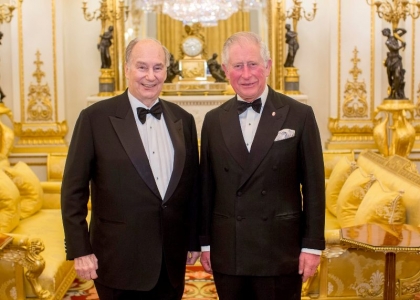 His Highness The Aga Khan with the Prince of Wales   2019-03-12