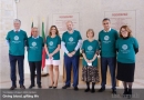 Prince Hussain (centre) joins Jamati, AKDN, and Government leaders (L to R): José da Câmara, President of the local parish of Sã