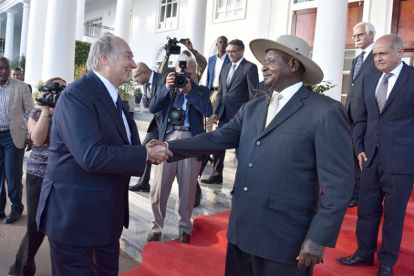 Aga-Khan meets with President Museveni of Uganda