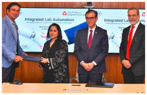 AKU signs MoU with Roche & Sysmex for Automated Laboratory System