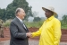 Hazar Imam with President Museveni of Uganda