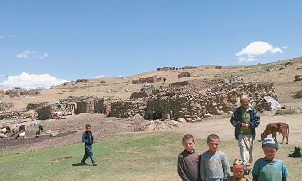 A view of a human settlement in Chikar village of Barghil valley-photo by writer