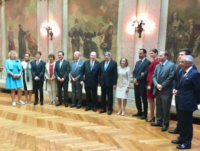 Hazar Imam  with His family welcomed to Portugal with State Dinner  July 9, 2018