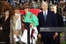 Princess Zahra Aga Khan and Prince Karim Aga Khan with Christophe Soumillon (winner of the Arc de Triomphe)