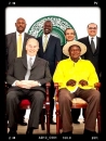 Hazar Imam with President Museveni 2015-12-17