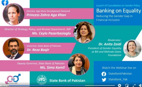 State Bank of Pakistan Gender Equality Webinar held December 20, 2020
