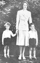 Princess Tajudaulah with her sons Prince Karim and Prince Amyn