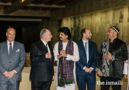 Hazar Imam with Prince Amyn and Prince Hussain at the inaugural Music Awards in Lisbon  2019-03-28