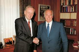 H.H. The Aga Khan with Prime Minister Jea Chretien of Canada  2002-01-30