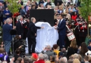 H.H. The Aga Khan at the opening of the Aga Khan Stand in Curragh Racecourse    2019-05-26