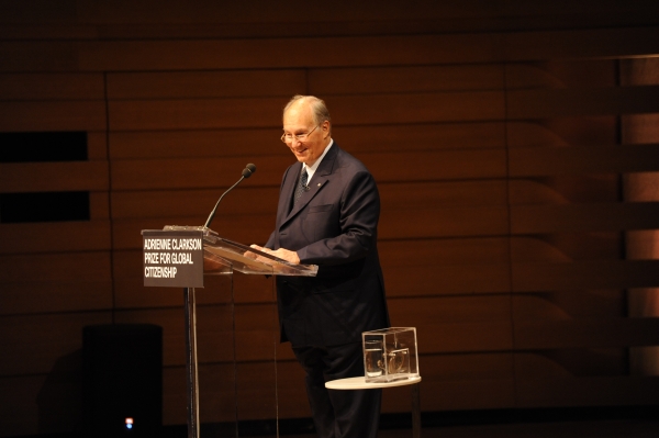 Hazar Imam speaking at Koerner Hall, Toronto 2016-09-21