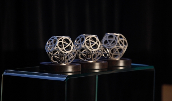 Global Pluralism Award trophies.  AKDN / courtesy of the Global Centre for Pluralism.
