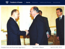 Hazar Imam meets President Putin of Russia