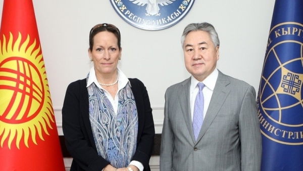 Foreign Minister Jeenbek Kulubaev met with Princess Zahra Aga Khan on June 15 2023