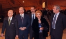 Mr. Elvio Ubaldi, Mayor of Parma; His Highness the Aga Khan; Mr. Meli, Sovraintendente Teatro Regio, Mrs. Lucia Fornari, Sovrain
