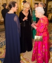 Her Majesty Queen Elizabeth meets the Aga Khan at Windsor Castle for His Diamond Jubilee