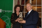  Aga Khan being awarded the David Rockefeller Bridging Leadership Award at a ceremony in London. 2012-10-22