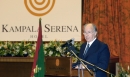 His Highness the Aga Khan speaking at the opening ceremony of the Kampala Serena hotel. 2006-11-10