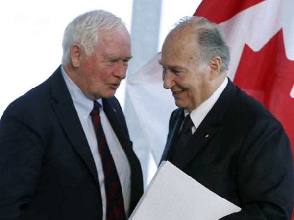 Governor-General David Johnston and the Aga Khan take part for the opening of the new home of the Global Centre for Pluralism in Governor-General David Johnston and the Aga Khan take part for the opening of the new home of the Global Centre for Pluralism in