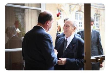 Hazar Imam And Prince Rahim Meet With French Prime Minister Jean Castex