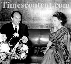 Aga Khan With Indira Gandhi