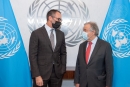 Prince Rahim met with United Nations Secretary General Mr António Guterres at the UN’s Headquarters in New York