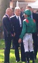 H.H.The Aga Khan attends Qatar Prix de l'Arc de Triomphe  2014-10-04