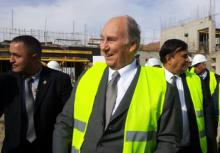 H.H. The Aga Khan arrives in Naryn  2014-11-02