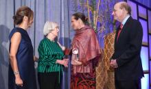 Princess Zahra arrives in Houston, Texas, to receive Huffington Award  2019-10-10