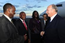 Mawlana Hazar Imam in Arusha for opening of EAC headquarters  2012-11-27