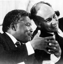 H. H. The Aga Khans' VISIT TO MZIZIMA SECONDARY SCHOOL -  1988-10-11
