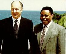 H. H. The Aga Khan ON EAST AFRICAN VISIT -  1991-07-01