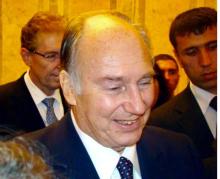 Hazar Imam welcomed to Russia by Foreign Minister Lavrov  2017-04-19