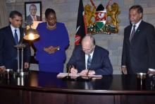 President Uhuru and The Aga Khan announce new project for Nairobi residents  2018-04-14