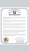State of Illinois issues Prclamation on Diamond Jubilee of Hazar Imam