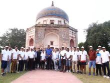 Restored by the AKTC - Nila Gumbad at Humayun Tomb Complex opened for general public