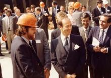 Prince Amyn visited the Ismaili Center, London, England     1982-05-13