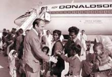 PRINCE SADRUDIN AGA KHANS VISIT TO MOMBASA -  1986-01-05