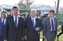 Inauguration of Seitaaly Jakypov Park in Naryn 2016-10-19
