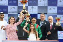 Aga Khan-owned thoroughbred Vazirabad tops turf race at Dubai World Cup   2018-03-31