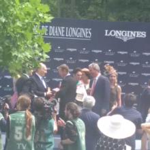 Aga Khan wins with Saryshagann at prix de Diane Longines  2015-06-14